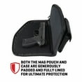thumbnail image 6 of Allen Company Pistol Case with Mag Pouch, Full-Size Handguns up to 9.5 In, Black, 6 of 17