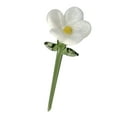 thumbnail image 2 of Mini flores de cristal artificiales, regalos, artesanías decorativas, decoración para Blanco, 2 of 9