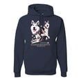 thumbnail image 2 of Wild Bobby, If It's Not an Alaskan Malamute It's Just a Dog Gift, Unisex Graphic Hoodie Sweatshirt, Navy, X-Large, 2 of 4