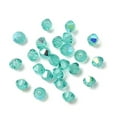 thumbnail image 4 of Preciosaeg Beads Czech Bicone(451 69 302 Rondelle) 50005 200 Caribbean Sea AB 3mm Hole: 0.8mm, 4 of 6
