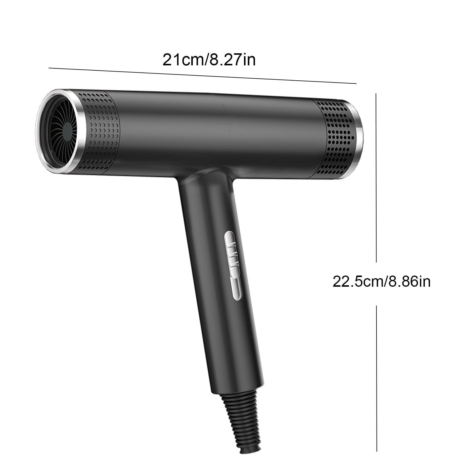 Ionic Hair Dryer, High Power Blow Dryer with Concentrator Nozzle, 3 Speed 3 Heat Settings, Lightweight Travel Design, Fast Drying, Overheat Protection, Salon Styler