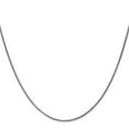 thumbnail image 2 of 14K White Gold Spiga Wheat Chain Necklace 20 inch 1.25 mm Diamond-cut with Lobster Clasp, 2 of 4
