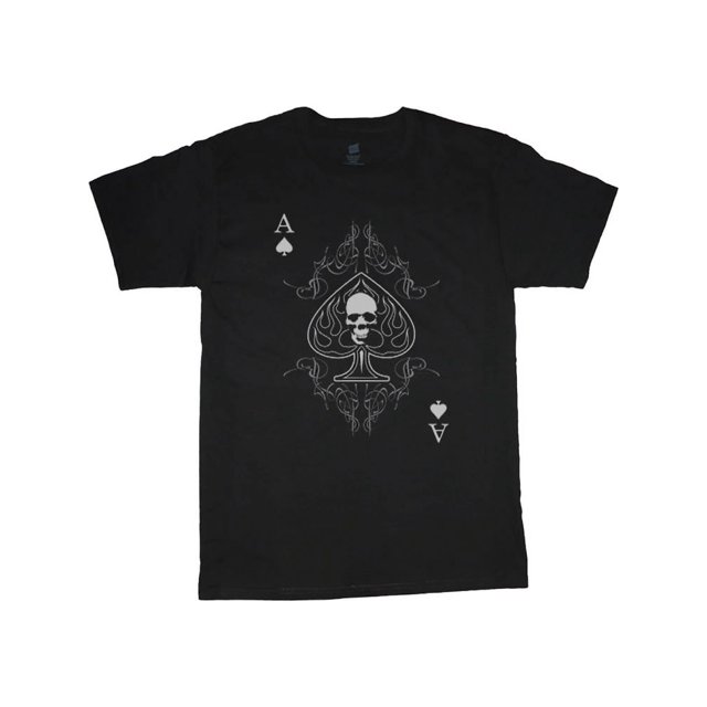 Ace of Spades Decal Decal T-shirt Men's Tee Black