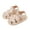 Khaki, variant on Baby Girls Sandals Spring Summer Autumn Breathable Airflow Tech Soft Sole Non-Slip Toddler Shoes for 6-24 Months Girls Comfortable Casual Outdoor Playtime First Walkers