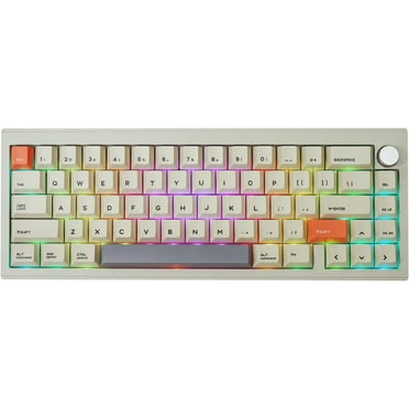 EPOMAKER CIDOO V65 Bluetooth Gaming Keyboard with LED Lighting, Multicolor