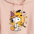 thumbnail image 3 of Peanuts - Snoopy Woodstock Witchcraft Cropped Graphic Hoodie, 3 of 6