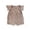 Khaki, variant on Baby Girl Pineapple Clothes Baby Girls Romper Short Sleeve Jumpsuit Summer Bodysuit, Size 3-6 Months