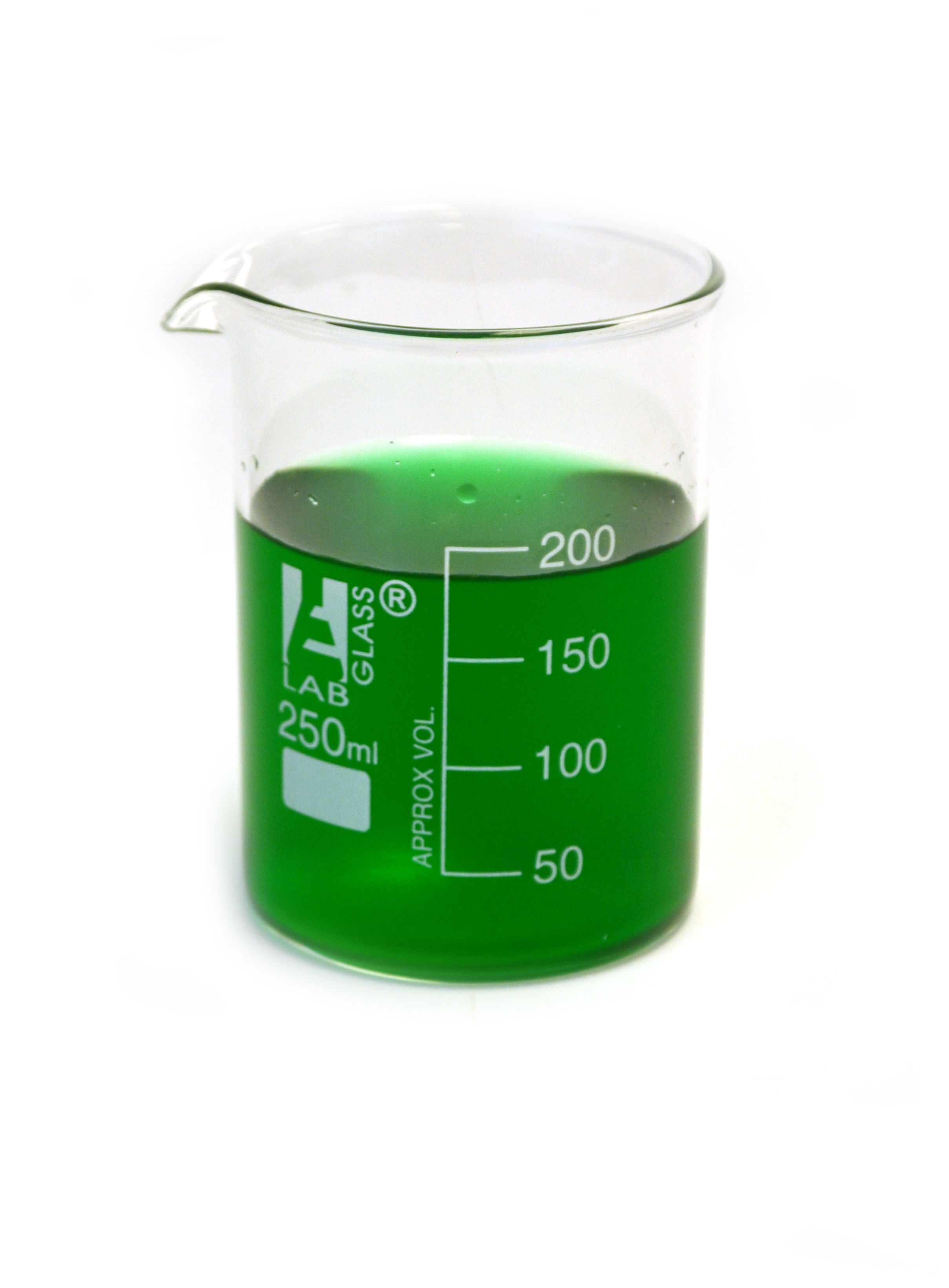 250ml Graduation Beaker Low form, with spout Borosilicate glass