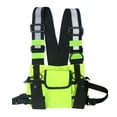 thumbnail image 1 of Men Women Fashion Chest Rig Bag Reflective Vest Hip Hop Streetwear Functional Harness Chest Bag Pack Front Waist Pouch Backpack, 1 of 6