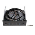 thumbnail image 3 of USB3.0 2Port Lecteur Optique avant Hub USB + Hd USB Panneau avant Audio + Bouton de Commutation d'Alimentation, 3 of 9