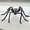 B05, variant on Artificial Plush Spider Halloween Black Giant Spider Scary Home Bar Haunted House Scene Ornament Prop Holiday Outdoor Decoration