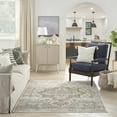 thumbnail image 5 of Nourison Astra Machine Washable Persian Grey/Multi 6'7" x 9' Area Rug (7x9), 5 of 10