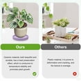 thumbnail image 4 of Uxcell 2-Pack Ceramic Plant Saucers, 5.3 Inch ID Flower Pot Plant Saucers, Flowerpot Drip Tray [5.9 Inch OD, Purple], 4 of 6