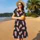 thumbnail image 4 of Easygdp Popcorn para Vestido Transpirable de Mujer, Vestido Suelto de Manga Corta con Pliegues y Bolsillos para el Verano, 4 of 6