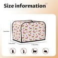 thumbnail image 5 of Haiem Dachshund Dog Puppy Print Toaster Covers 2 Slice Wide Slot,Bread Dust Cover & Fingerprint Protection,Bread Machine Cover,Appliance Covers, 5 of 7