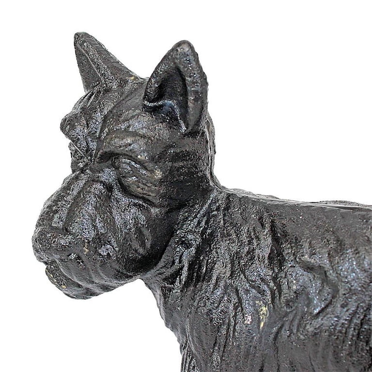 Design Toscano Naughty Peeing Scotty Dog Die-Cast Iron Bookend and