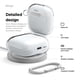 thumbnail image 5 of Funda Elago Clear compatible con AirPods de cuarta generación con mosquetón, 5 of 9