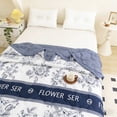 thumbnail image 6 of Yyuenw Summer Quilt, 59x39-Inch Washed Cotton Quilt, Elegant Print & Skin-Friendly, Suitable for Dorm, Home and Home Decor, 6 of 6