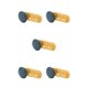 thumbnail image 1 of Toystoory Soporte de almacenamiento Colgador de almacenamiento de alambre autoadhesivo de plástico Gancho de estante colgante para oficina en casa, azul y azul amarillo 5piezas Toystoory CBP166700, 1 of 6