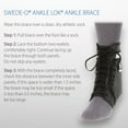 thumbnail image 7 of Swede-O Ankle Lok Reinforced Laced Ankle Brace with Stays, High Support for Sports, Black, Medium, 7 of 7