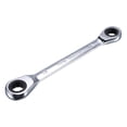 thumbnail image 1 of Unique Bargains Double Box End Ratcheting Wrench (10x12mm) Metric 72 Teeth 12 Point Ratchet Spanner Tools, CR-V, 1 of 5