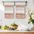 thumbnail image 3 of Farmhouse Burnt Orange Kitchen Towels Set of 3, Vintage Wooden Minimalist Absorbent Dish Towels for Kitchen, Microfiber Hand Towel, Quick Drying Tea Towel for Cleaning Decorative Dishcloths, 3 of 7