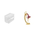 thumbnail image 1 of caso de tejido,Caja de almacenamiento de papel higiénico para montaje en pared,Soporte de pared acrílico para papel higiénico y toallas,Estatua de niña bailando,Estatua de bailarina de, 1 of 8
