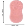 thumbnail image 3 of Portable Mini Finger Face Brush Soft Silicone Reusable For On The Go Skin Cleaning, 3 of 7