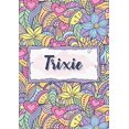 thumbnail image 1 of Cuaderno A5 floral personalizado | Regalo cumpleaños mujeres, niñas, mamá, hermana, hija | 120 páginas-rayadas, tamaño A5, 1 of 2