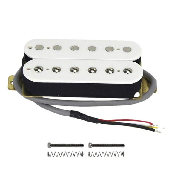 Electric Guitar Humbucker Pickups Neck Alnico V Pickup White