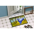 thumbnail image 4 of Carolines Treasures FHC1007JMAT Flying Blue Heron by Ferris Hotard Doormat 24x36 36"L x 24"W multicolor, 4 of 4