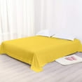 thumbnail image 3 of Yarns of Cotton Premium Hotel Quality 1-Piece Flat Sheet, Luxury and Softest 600 Thread Count Egyptian Quality Bedding Flat Sheet, Wrinkle-Free, Stain-Resistant, Yellow, Queen, Pack of 6, 3 of 4