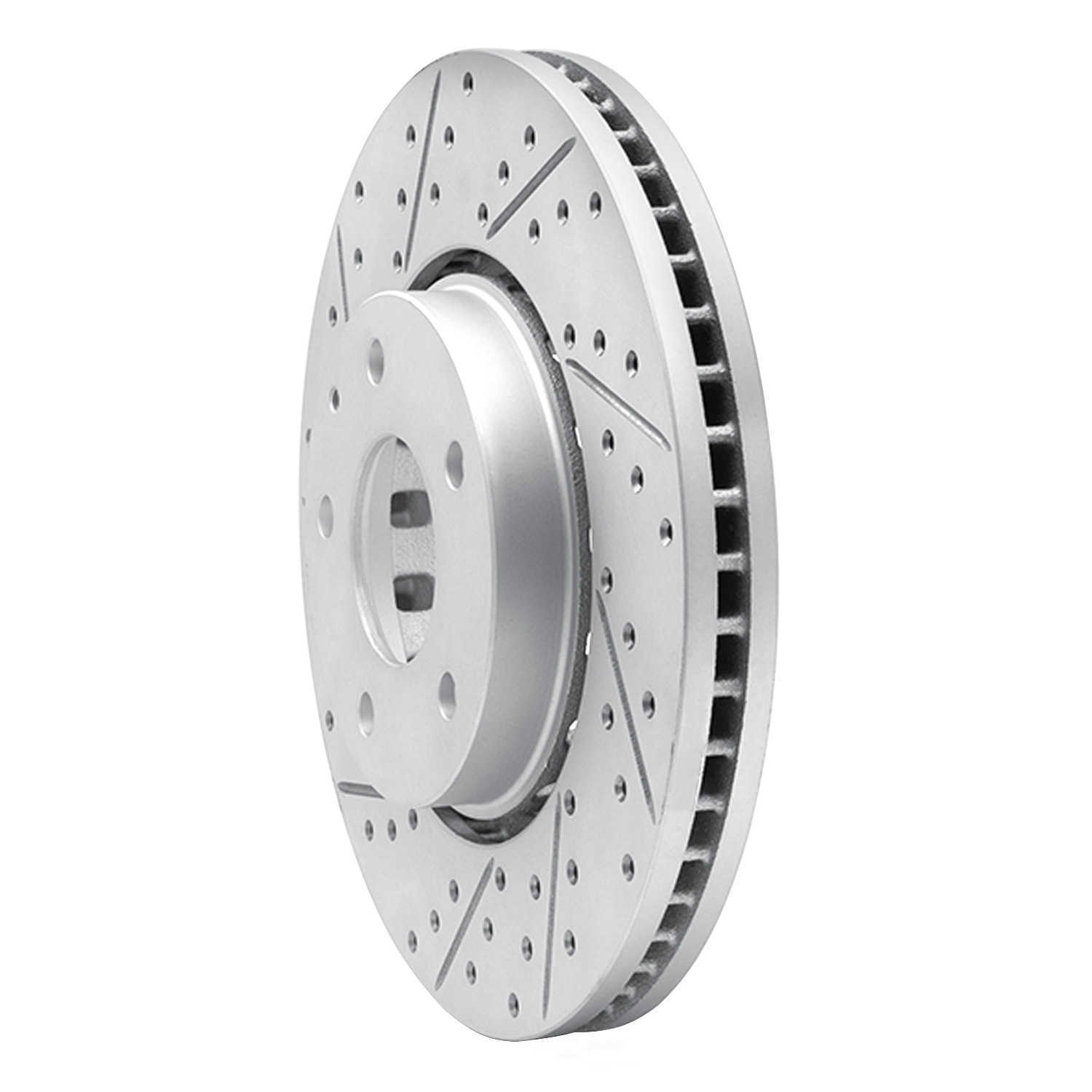 Dynamic Friction Company 830-80076L DFC Geoperformance Rotor - Drilled and Slotted