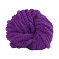 thumbnail image 2 of yuksok Chunky Wool Yarn Bulky Yarn for Rug Making Hand Knit Blanket DIY Weave Craft Violet, 2 of 9