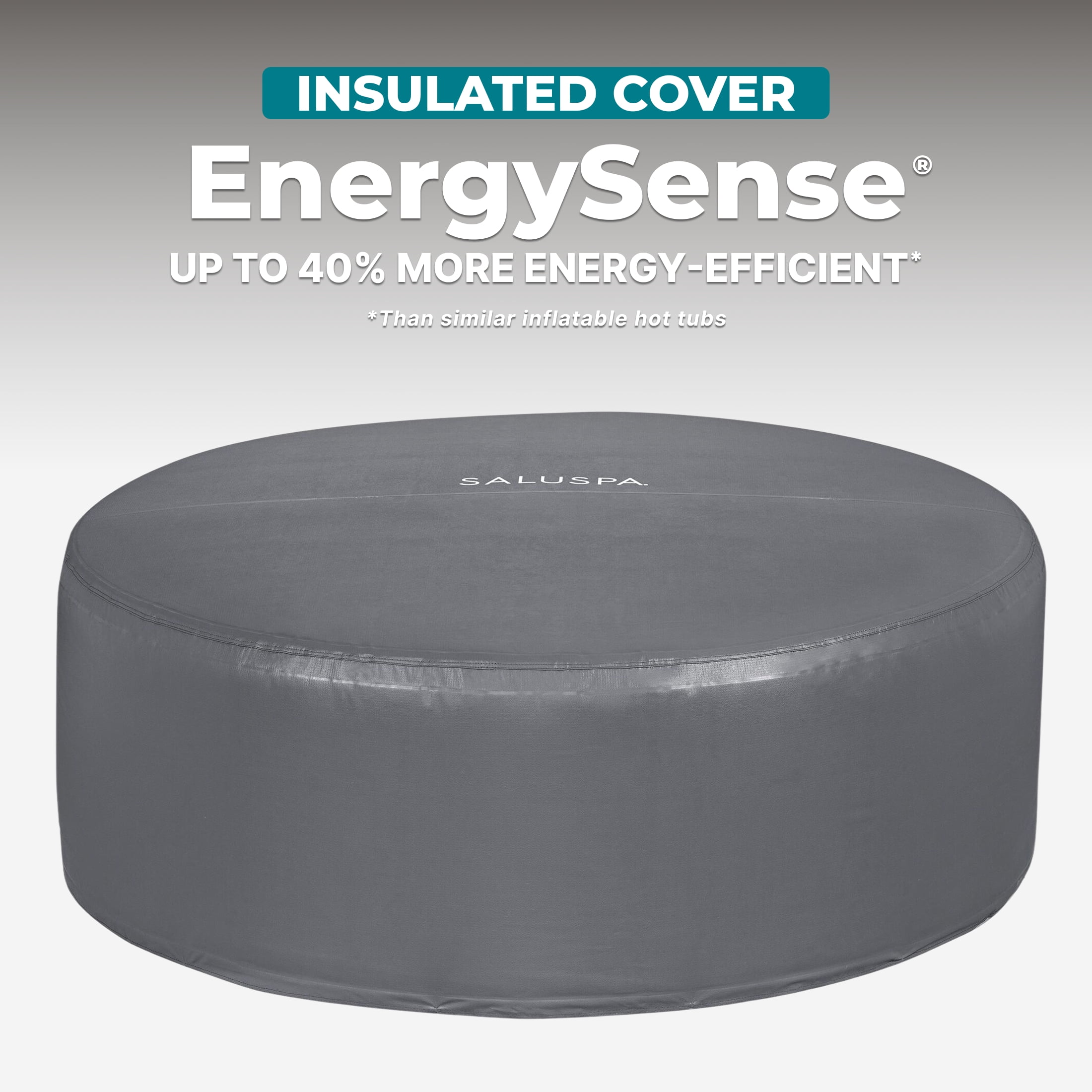 Bestway SaluSpa Fiji 2-4 Person Inflatable Hot Tub, Round Energy-Efficient Spa, 71" x 26"