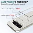 thumbnail image 5 of KOMI Crystal Clear Case for Google Pixel 9 Pro XL 2024, [Anti-Yellowing] Hard Back Slim Shockproof Bumper Anti-Scratch, Suitable for Wireless Charging, 5 of 5