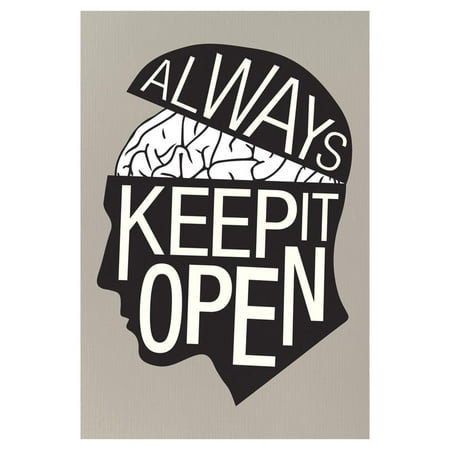 Always Keep It Open Poster Motivational Classroom GRaphic Design Poster Wall (Best Graphic Design Posters)