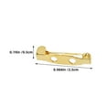 thumbnail image 2 of SKISUNO 200Pcs Back Safety Pins Metal for Craft Jewelry Projects, 2 of 8