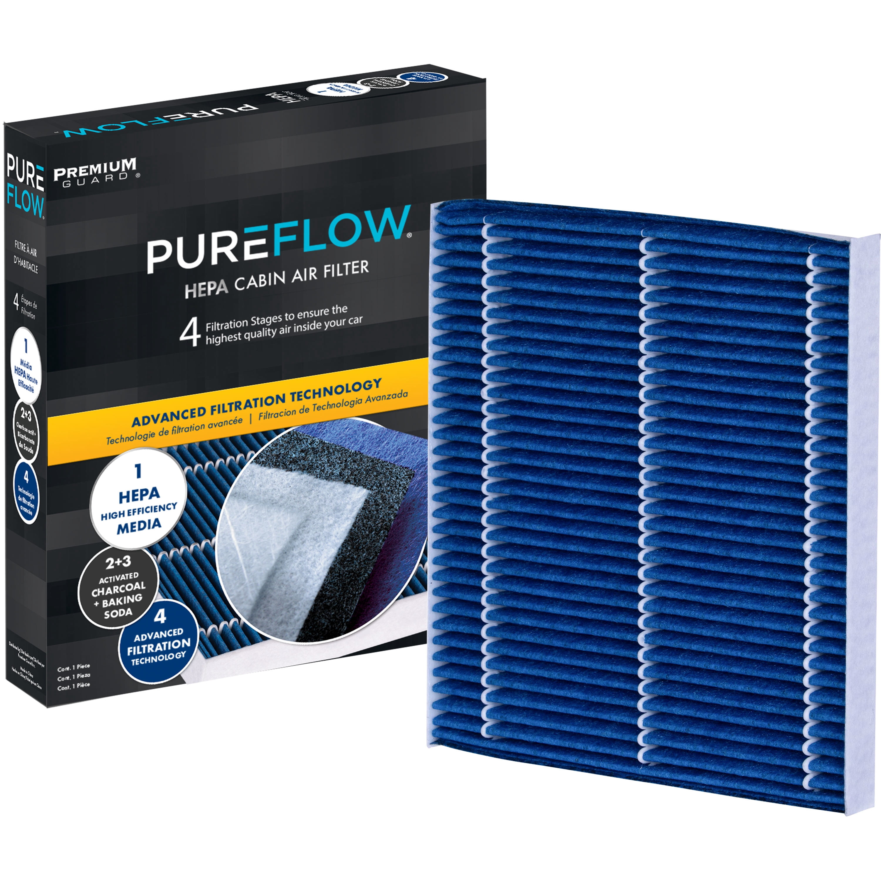 PUREFLOW PC4099HX HEPA Cabin Air Filter | Fits 2009-2021 Nissan 370Z 3.7L; 2023-2026 Z 3.0L