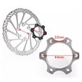 thumbnail image 2 of Bike Bicycle Freewheel Threaded Hub Disc Disk Brake for ROTOR 6 holes Flange Adapter, 2 of 6