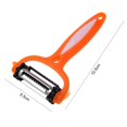 thumbnail image 4 of Bearachild Multifuncional 360 grados rotatorio cocina vegetal fruta patata zanahoria pelador rallador nabo cortador rebanador melón Gadget Cocina y Comedor Naranja Bearachild JJ14763-02B, 4 of 6