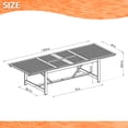 thumbnail image 5 of Amazonia 13 Piece Rectangular Patio Dining Set W/Brown Plastic/Resin Chairs, 5 of 8