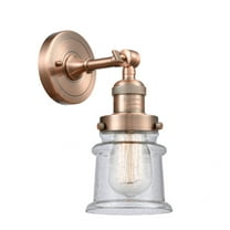 Innovations Lighting - Canton - 1 Light Wall Sconce In Industrial Style-11