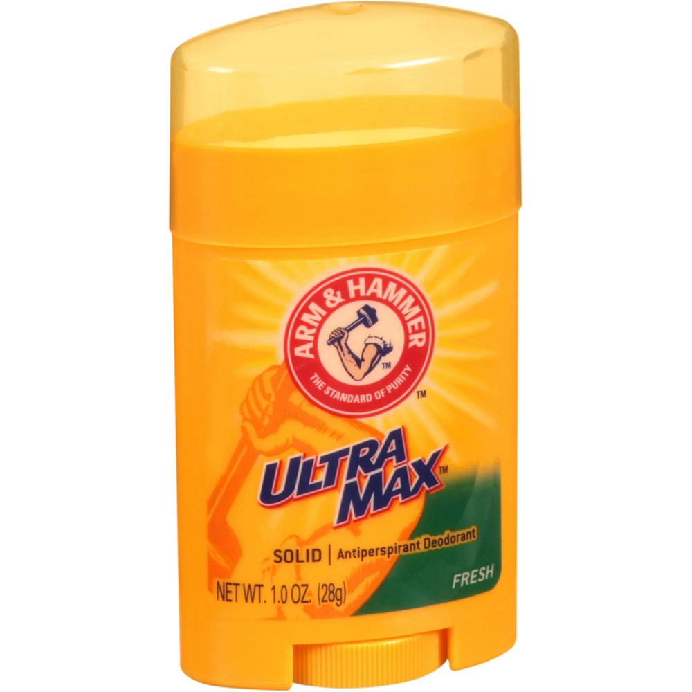 ARM & HAMMER Ultra Max Deodorant & Antiperspirant 1 oz (Pack of 4