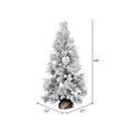 thumbnail image 3 of Vickerman D191040 48 in. Artificial Frosted Beacon Pine Tree with 156 Tips, 3 of 3