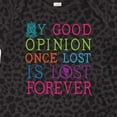 thumbnail image 4 of Inktastic Jane Austen Good Opinion Quote Girls Baby Bodysuit, 4 of 5