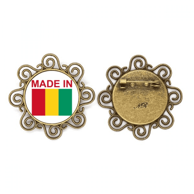 En Guinea el amor Broche de flores, regalo de joyería para mujeres y niñas Unbranded M
