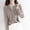 Khaki, variant on Delayuji Women's Cardigan Sweater Round Neck Sweater Spring Fall Winter Long Sleeve Knitted Solid Color Soft Cardigan Sweater
