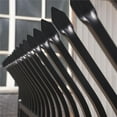 thumbnail image 5 of ALEKO Commercial 8 Panels Steel Fence Kit Berlin Style Curved Top Black, 5 of 10