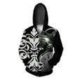 thumbnail image 2 of Sudadera con capucha de otoño para hombre, sudadera con capucha con estampado de caballero y guerrero, sudadera con cremallera, sudadera con capucha informal holgada, ropa Y2k, sudadera, 2 of 5